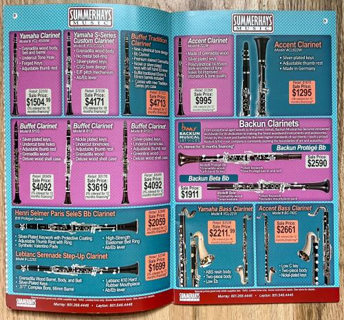 Pro-Band-Clarinets
