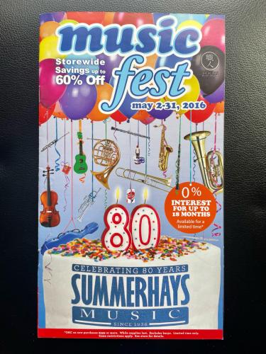 Music Fest Catalog